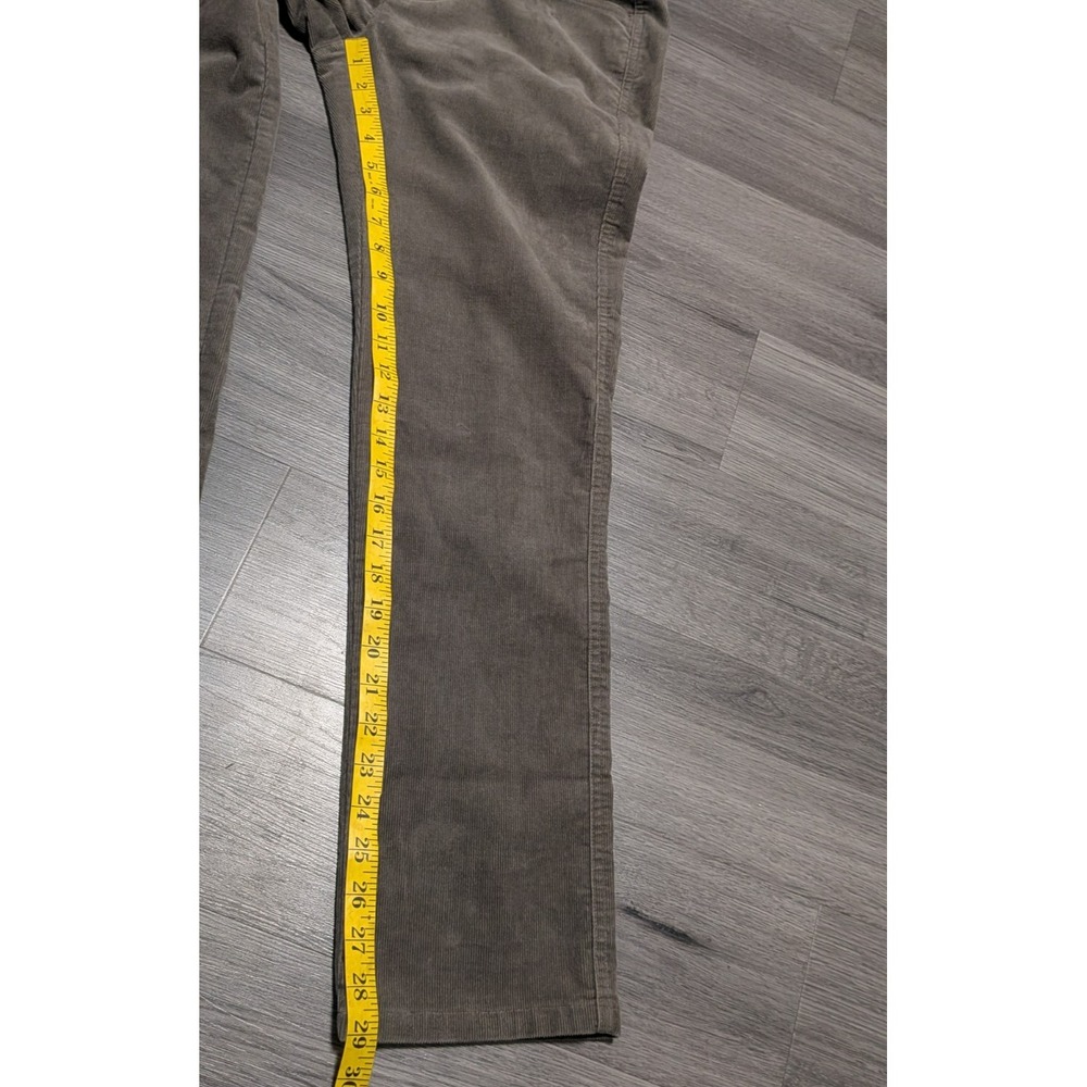 LINKSOUL Men's Grey Cotton Polyester Blend Corduroy Golf Pants Size 32x29 - Picture 6 of 7
